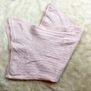 •Bloomie’s Baby Pink Cashmere Blanket•